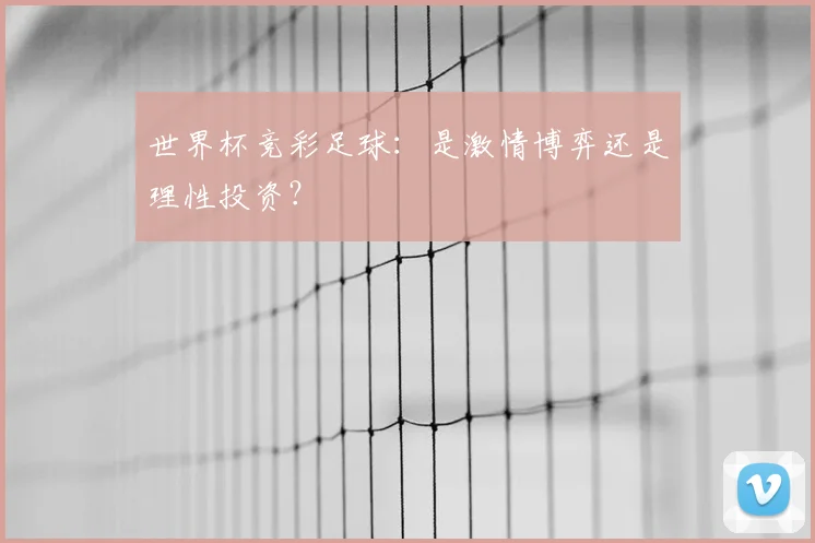 世界杯竞彩足球：是激情博弈还是理性投资？